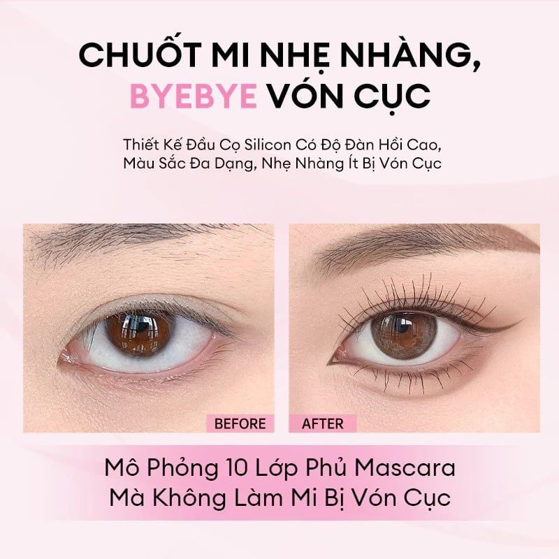 Mascara Giúp Mi Dài & Cong Tự Nhiên Colorkey Mascara