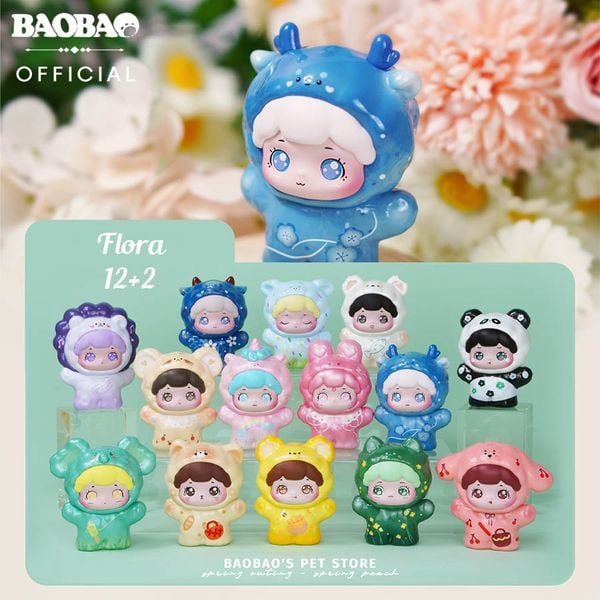  Mô Hình Đồ Chơi TOYBEBOP Baobao's Pet Shop Spring Outing PLUS Spring Pick Series Figurines - BB-47026 