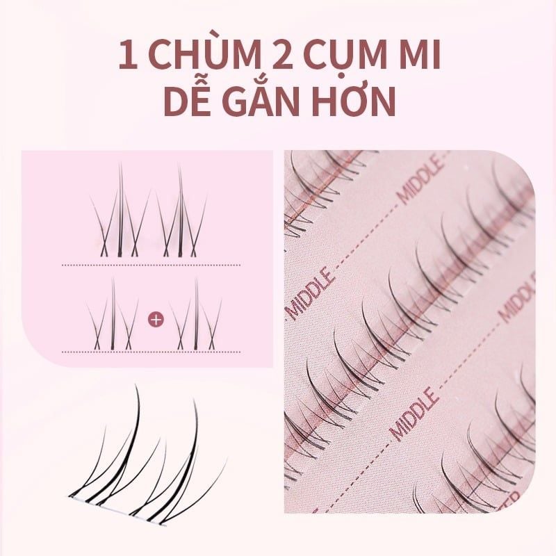 Lông Mi Dưới Dạng Cụm, Tự Nhiên Mlen Diary