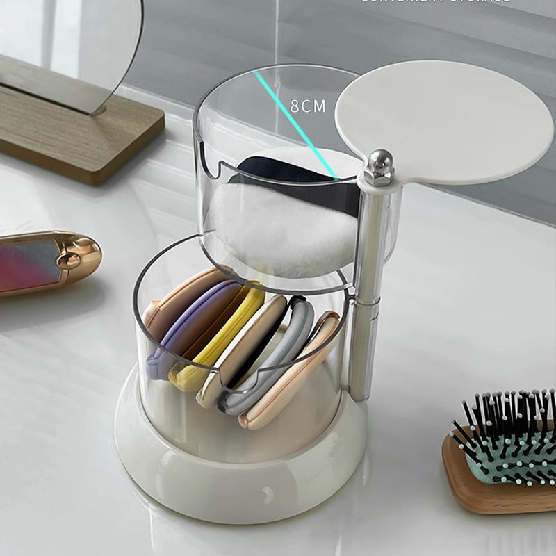 [NHẬP KHẨU] Hộp Đựng Trang Sức, Phụ Kiện Nhiều Tầng Xoay 360 Độ, Trong Suốt Đa Năng TOOLA Accessories Storage Plastic Box