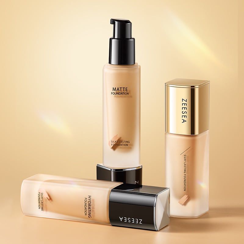 Kem Nền Kiềm Dầu, Che Khuyết Điểm Tốt Lâu Trôi Zeesea Silky Lasting Foundation 30g