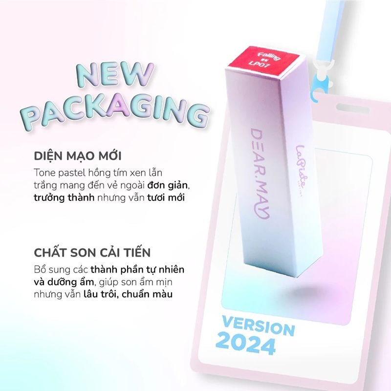 Son Tint Bóng Lâu Trôi Dearmay La Piste Lip Tint 4.1g