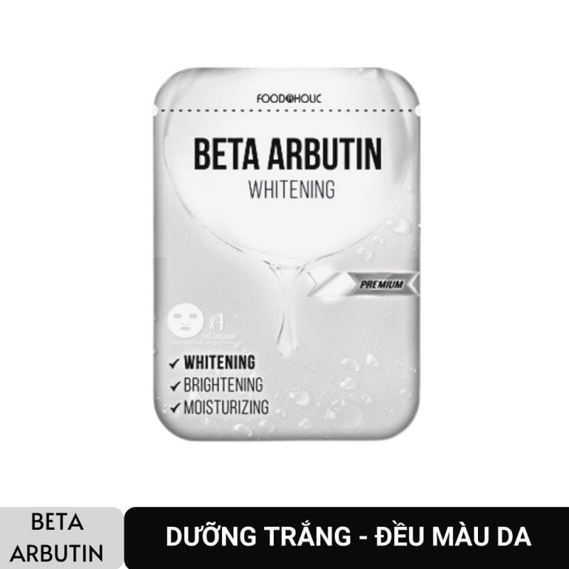 [4 GIẢI PHÁP] Mặt Nạ Hỗ Trợ Dưỡng Trắng, Dưỡng Ẩm, Ngăn Lão Hóa Foodaholic Mask 23ml