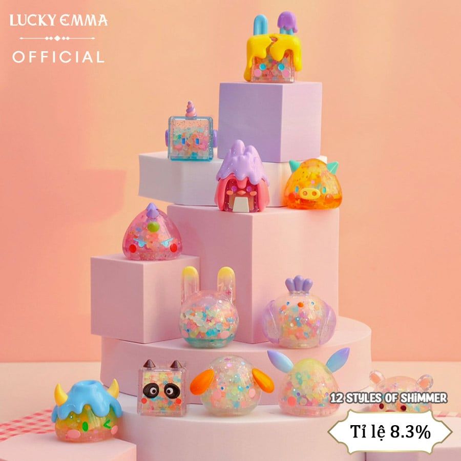 Mô Hình Đồ Chơi Lucky Emma Geometric Monster Shimmering Realm - MJ-000080