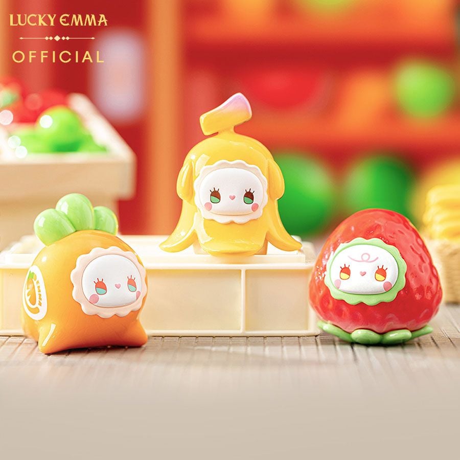 Mô Hình Đồ Chơi Lucky Emma Colorful Sweet Heart Beans Blind Box - MJ-000048