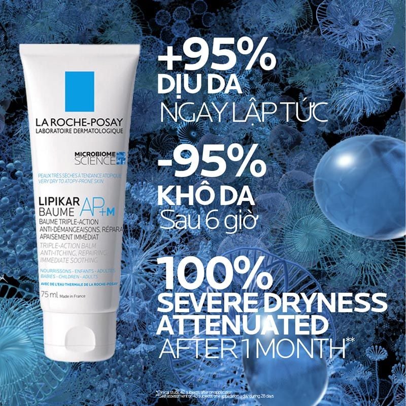 Kem Dưỡng Làm Dịu Da Dị Ứng La Roche-Posay Lipikar Baume AP+M Triple-Action Balm 75ml