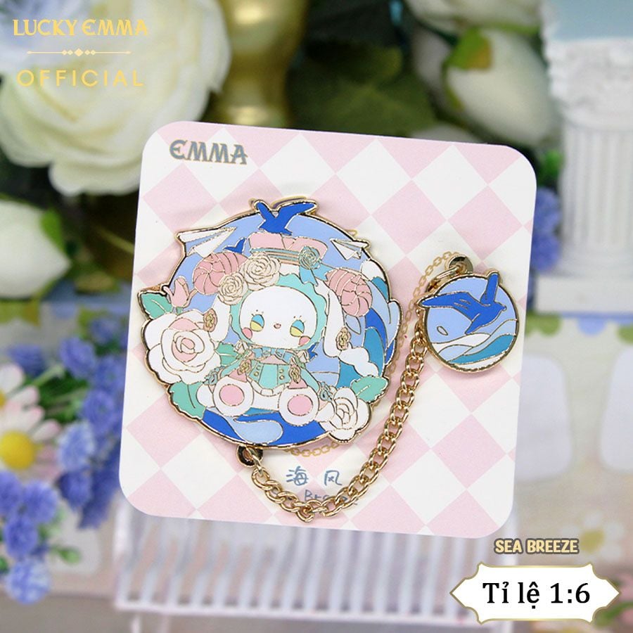 Huy Hiệu, Ghim Cài Áo Lucky Emma Garden Date Badge - YSJ-0011