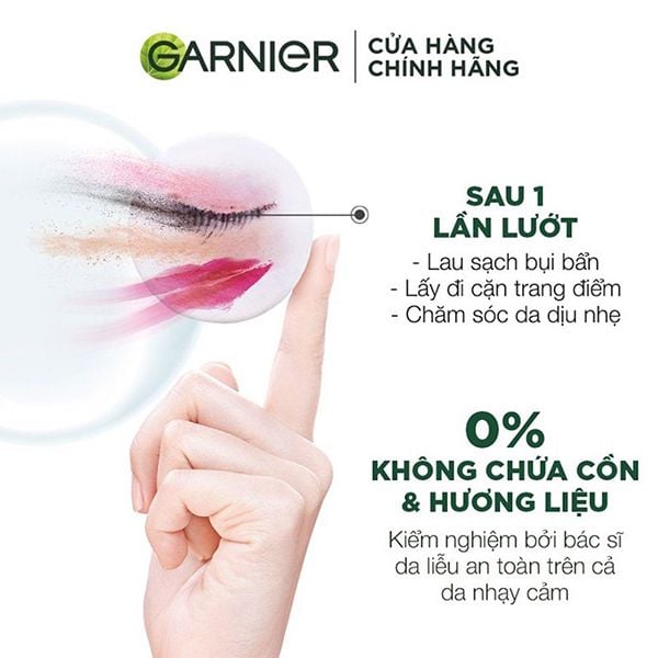 [400ml] Nước Tẩy Trang Làm Sạch Sâu Lớp Trang Điểm Garnier Micellar Oil-Infused Cleansing Water For All Skin Types