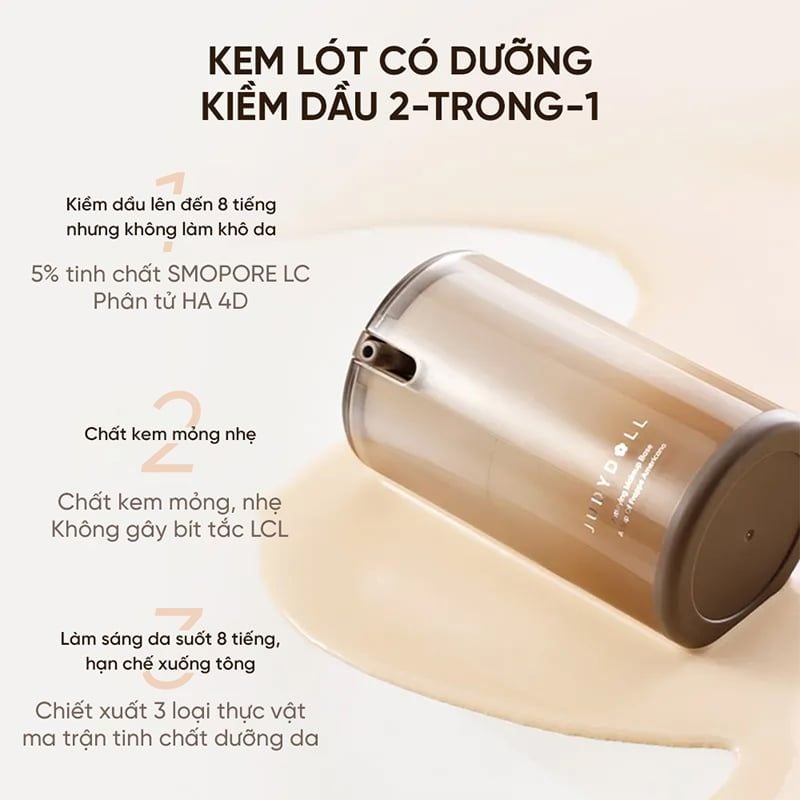 thegioiskinfood.com - Kem Lót Kiềm Dầu, Mỏng Nhẹ Judydoll Mattifying Makeup Base 30g