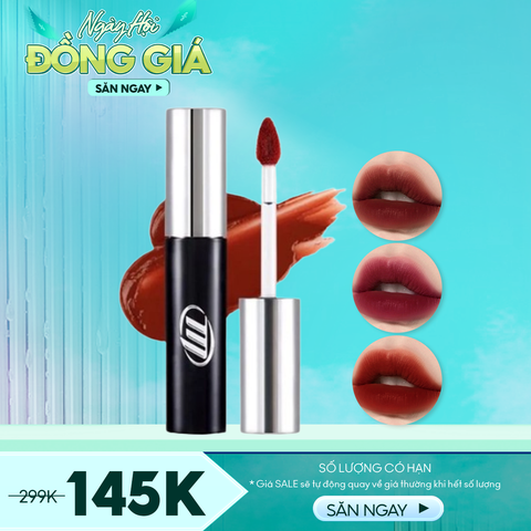 [NEW BY AI] Son Kem Lì, Mịn Mượt Nhẹ Môi, Bền Màu Merzy Cyber Mellow Tint 4g