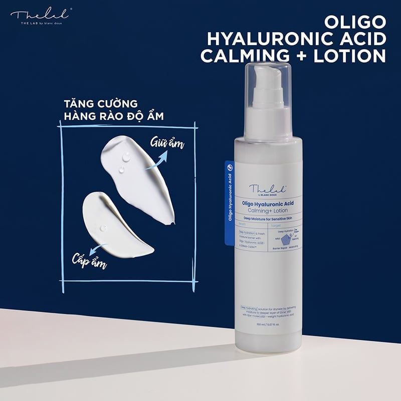 Sữa Dưỡng Ẩm Hỗ Trợ Phục Hồi Da The Lab By Blanc Doux Oligo Hyaluronic Acid Calming+ Lotion 150ml