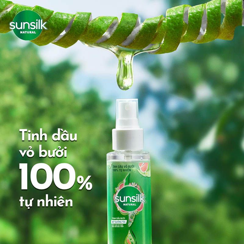 Xịt Dưỡng Tóc Tinh Dầu Bưởi Sunsilk Natural 100ml