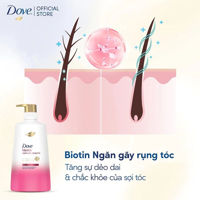 Dầu Gội Dove Ngăn Gãy Rụng Và Phục Hồi Tóc 640g