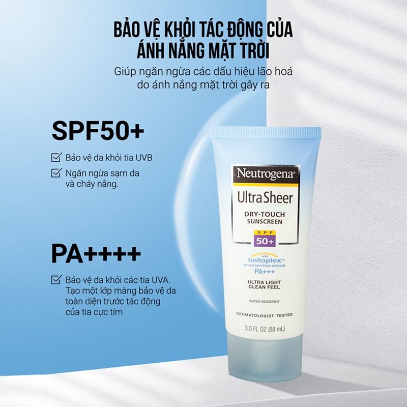 Kem Chống Nắng Neutrogena Ultra Sheer Dry-Touch Sunscreen SPF 50 88ml