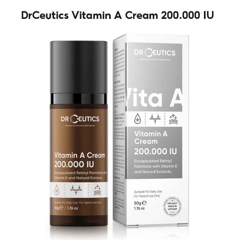 Kem Dưỡng Hỗ Trợ Ngăn Ngừa Lão Hóa DrCeutics Vitamin A Cream