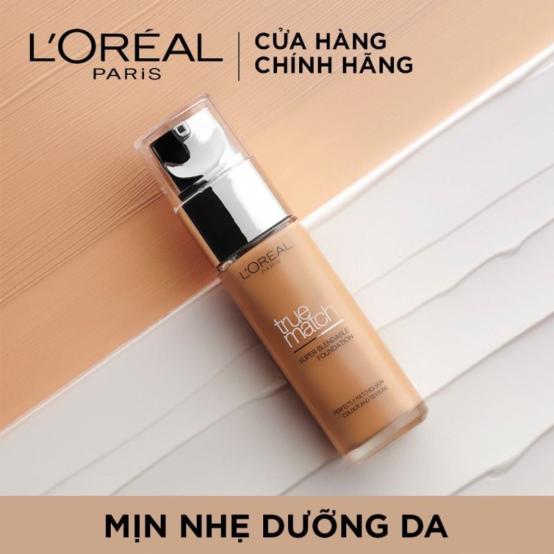 Kem Nền L'Oreal Mịn Nhẹ Cho Lớp Nền Bền Màu Lâu Trôi True Match Super-Blendable Foundation SPF16/PA++ 30ml