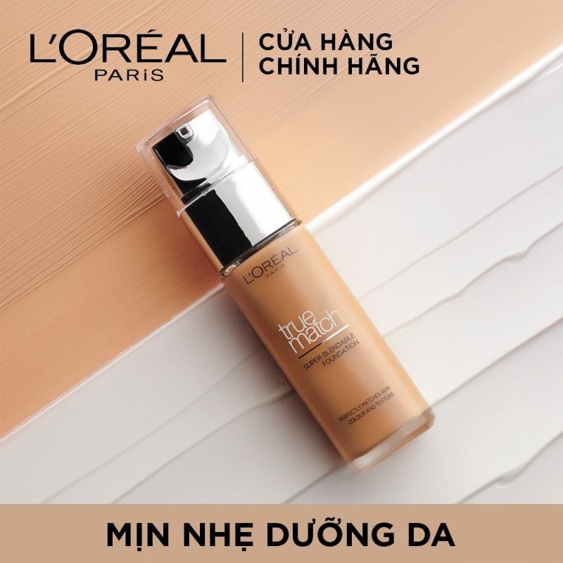 Kem Nền Mịn Nhẹ Cho Lớp Nền Bền Màu Lâu Trôi L'Oreal True Match Super-Blendable Foundation SPF16/PA++ 30ml