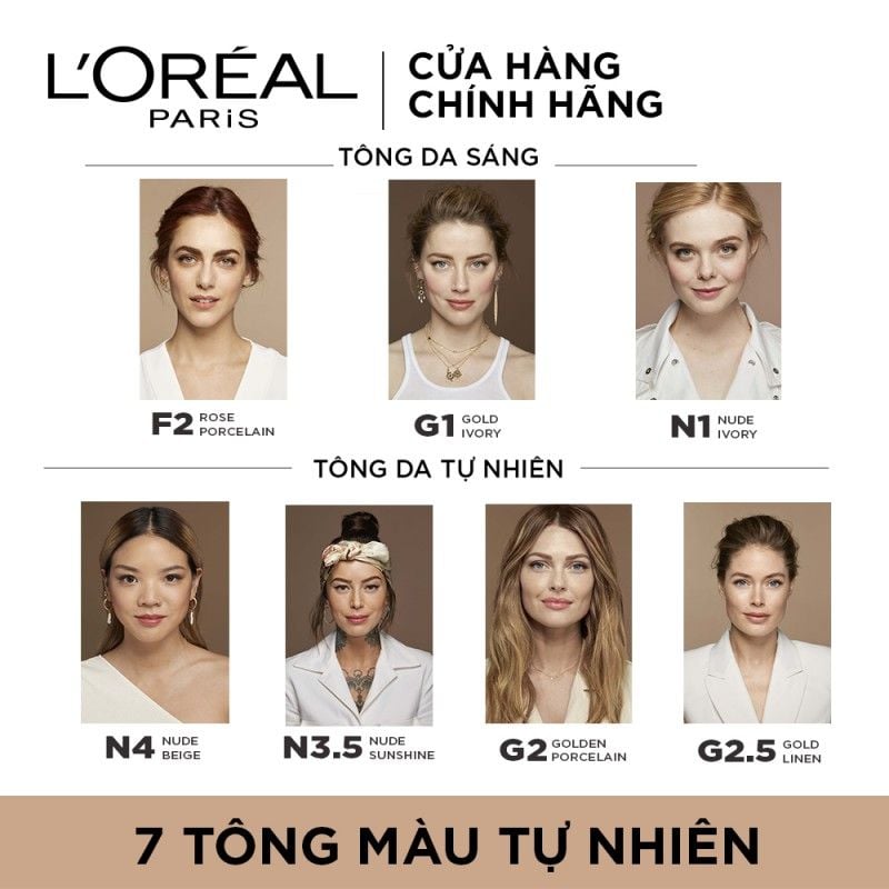 Kem Nền Mịn Nhẹ Cho Lớp Nền Bền Màu Lâu Trôi L'Oreal True Match Super-Blendable Foundation SPF16/PA++ 30ml