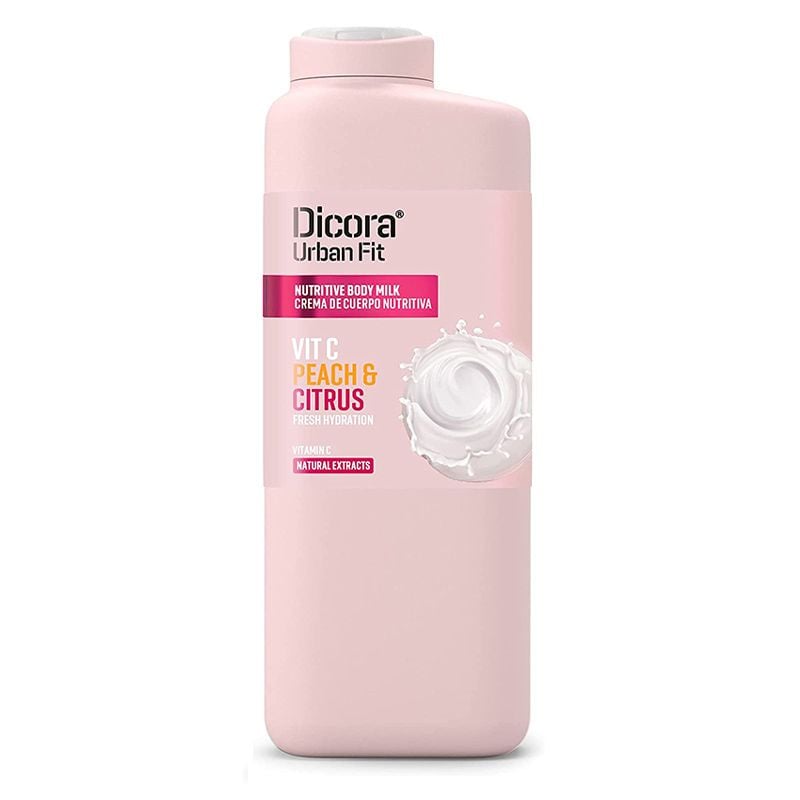 [400ml] Sữa Dưỡng Thể Dicora Urban Fit Hương Cam Quýt Và Đào Body Milk Vitamin C Citrics & Peach