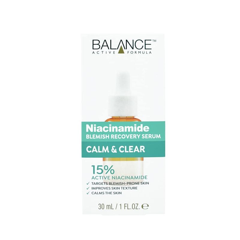 Serum Balance Active Formula Ngừa Mụn Mờ Thâm Niacinamide Blemish Recovery Serum 30ml