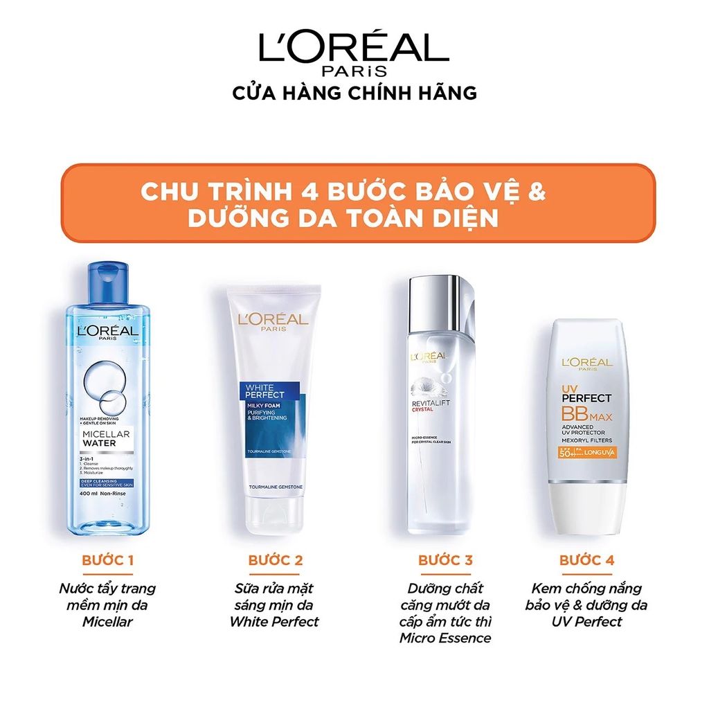 Kem Chống Nắng Trang Điểm L'Oreal UV Perfect BB Max SPF 50+/PA++++ 30ml