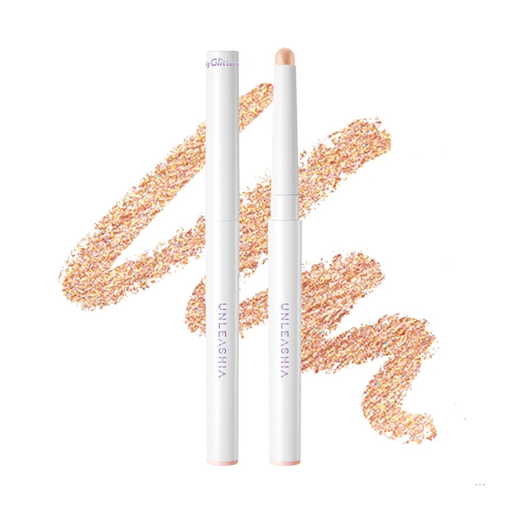 Bút Nhũ Mắt Unleashia Dạng Sáp Siêu Lấp Lánh Pretty Easy Glitter Stick 0.7g