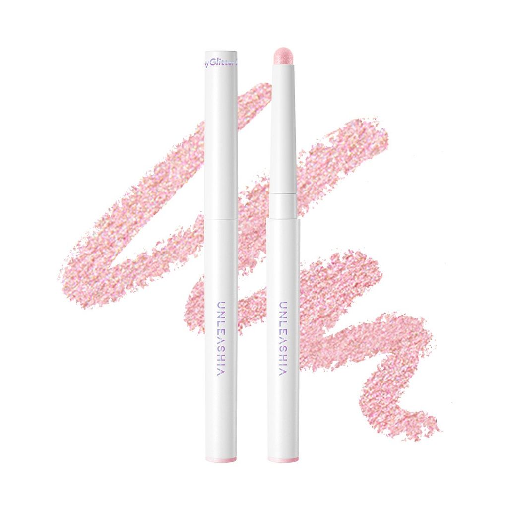 Bút Nhũ Mắt Unleashia Dạng Sáp Siêu Lấp Lánh Pretty Easy Glitter Stick 0.7g