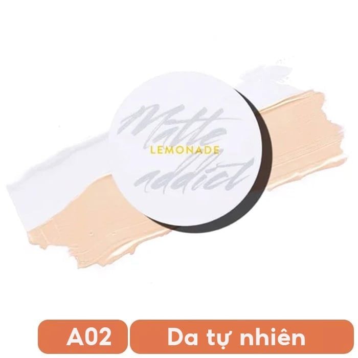 Phấn Nước Trang Điểm Cho Lớp Nền Mỏng Nhẹ, Lâu Trôi Lemonade Matte Addict Cushion 15g SPF50+/PA+++