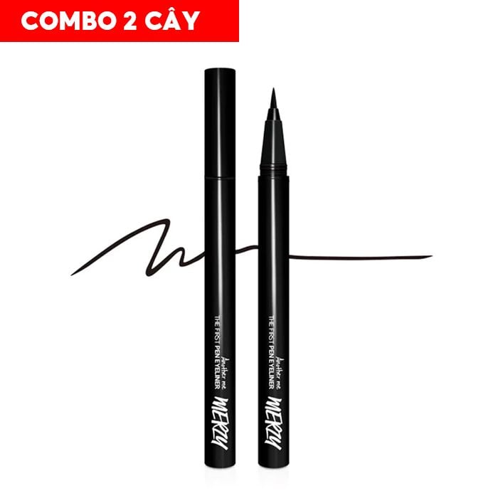 Bút Kẻ Mắt Nước Chống Trôi Merzy The First Pen Eyeliner 0.5g