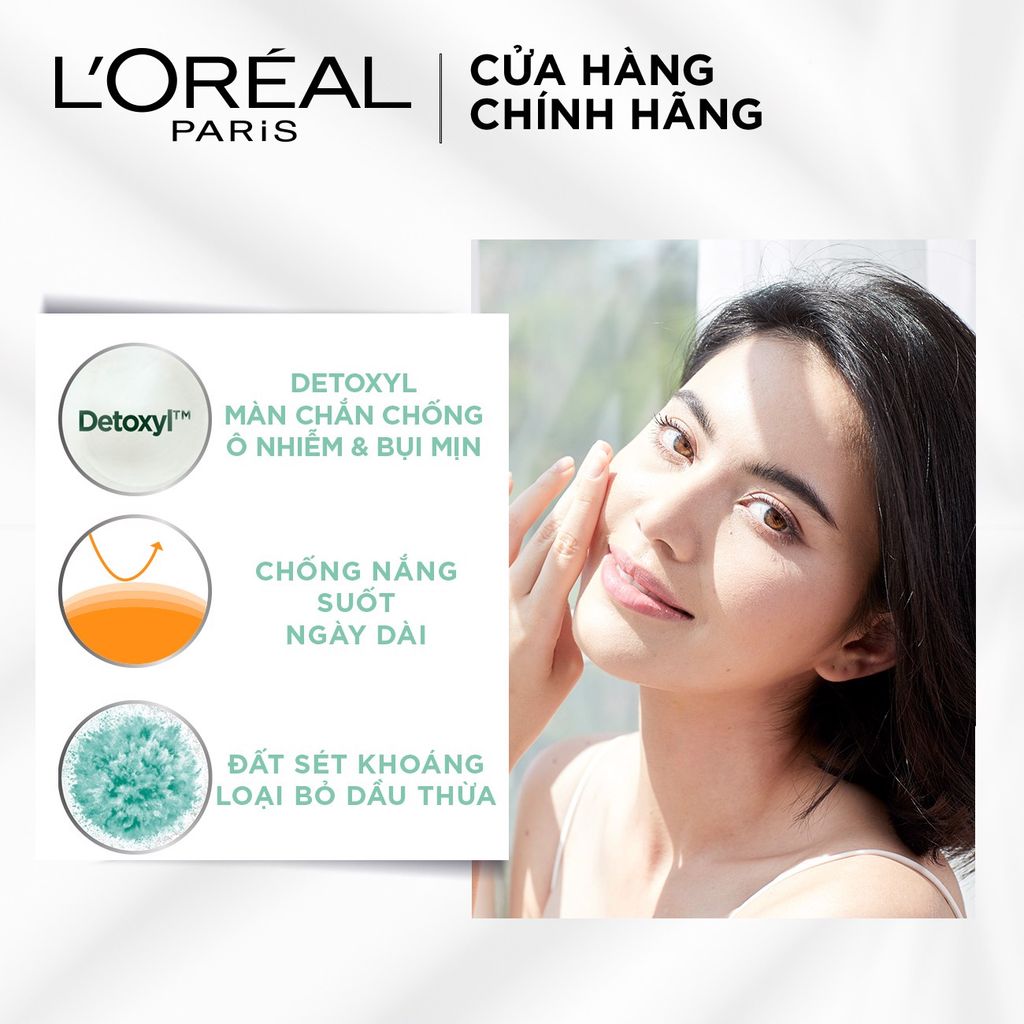 Kem Chống Nắng L'Oreal Kiềm Dầu Uv Perfect Matte & Fresh Advanced Oil Control Sunscreen UV Protector SPF50+/PA++++