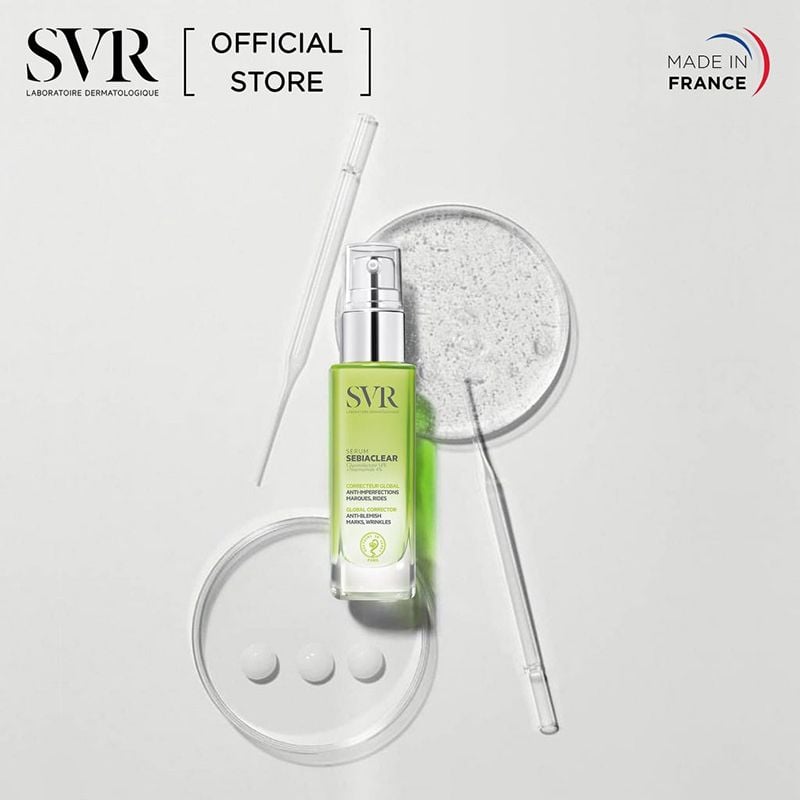 Serum SVR Tinh Chất Giảm Mụn Làm Mờ Thâm Sạm Và Mềm Mịn Da SVR Sebiaclear Serum 30ml