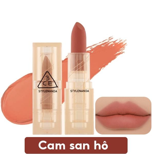 [PHIÊN BẢN GIỚI HẠN] Son Thỏi Lì, Lên Màu Chuẩn 3CE Soft Matte Lipstick 3.5g