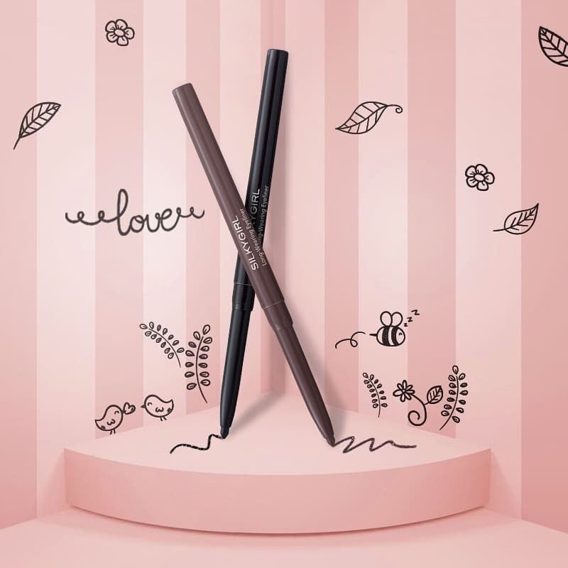 Chì Kẻ Mắt Siêu Mảnh, Sắc Nét Lâu Trôi Silkygirl Long-Wearing Eyeliner 0.28g