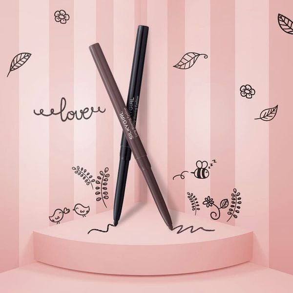  Chì Kẻ Mắt Siêu Mảnh, Sắc Nét Lâu Trôi Silkygirl Long-Wearing Eyeliner 0.28g 