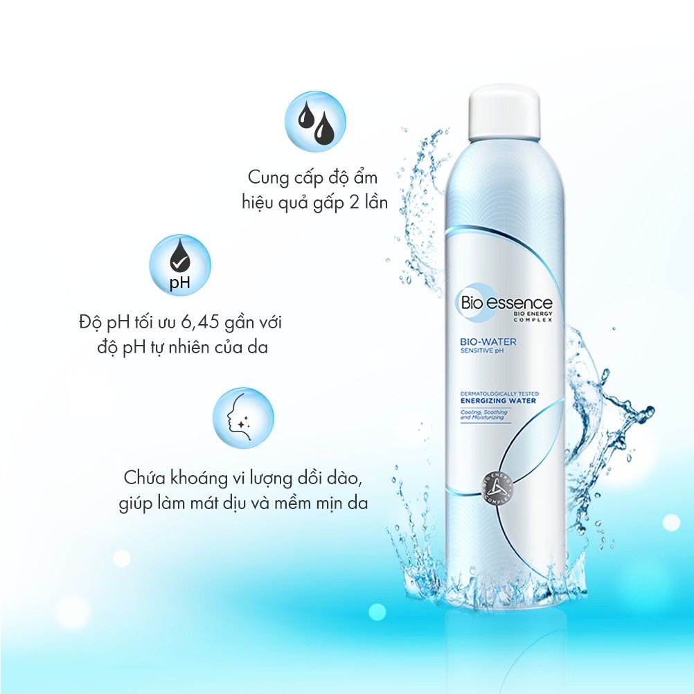 Xịt Khoáng Bio-essence Dưỡng Da Ẩm Mịn Bio-Water Energizing Water