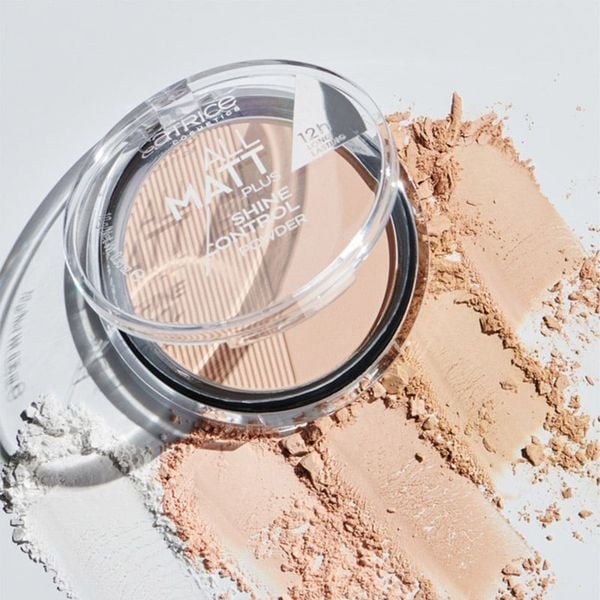  Phấn Phủ Catrice Dạng Nén Kiềm Dầu All Matt Plus Shine Control Powder 10g 