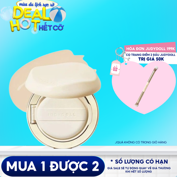 Phấn Nước Dưỡng Ẩm, Che Phủ Tốt Judydoll Moisturizing Cushion Foundation 14g