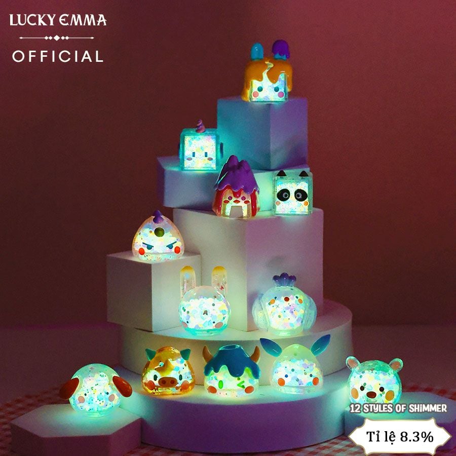 Mô Hình Đồ Chơi Lucky Emma Geometric Monster Shimmering Realm - MJ-000080