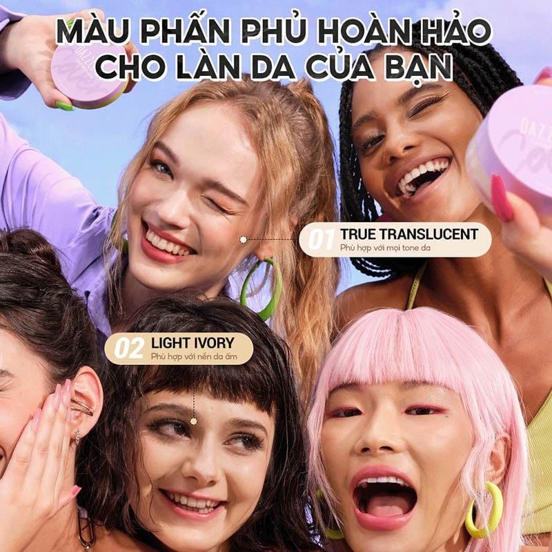 Phấn Phủ DAZZLE ME Dạng Bột Kiềm Dầu Better Than Filter Fixed Loose Powder 8g