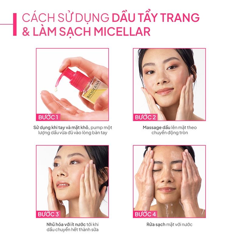 Dầu Tẩy Trang Bioderma Làm Sạch Sâu Sensibio Micellar Cleansing Oil 150ml