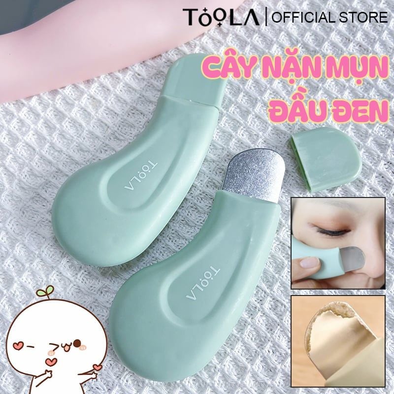 Cây Nặn Mụn Đầu Đen, Thanh Gạt Mụn & Sợi Bã Nhờn TOOLA - BT-TLA024