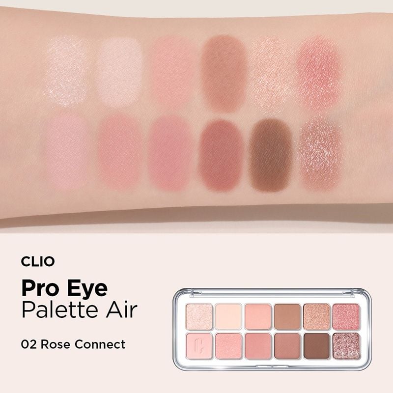 Bảng Phấn Mắt 12 Ô Clio Pro Eye Palette Air 7.2g