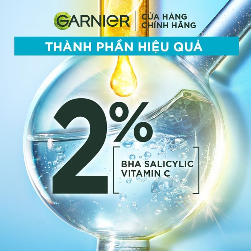 Sữa Rửa Mặt Dạng Gel Garnier Dịu Nhẹ Cho Da Dầu Mụn Skin Naturals Bright Complete Anti-Acne Cleansing Gel 120ml