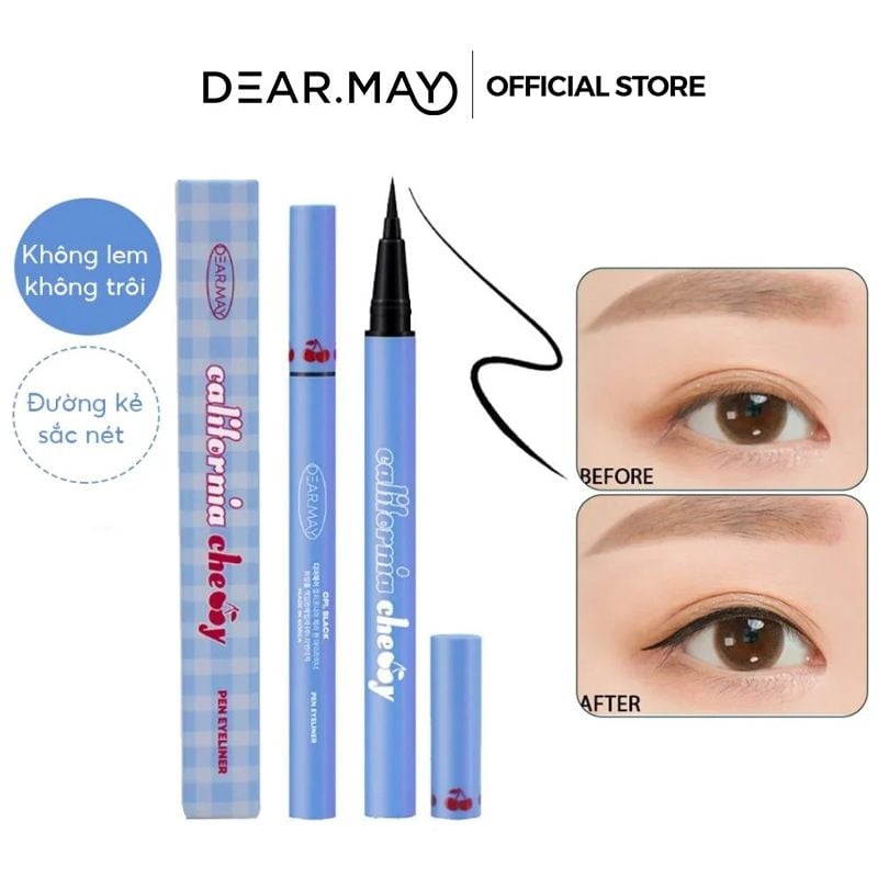 Bút Kẻ Mắt Nước Dearmay California Cherry Pen Eyeliner 0.5g