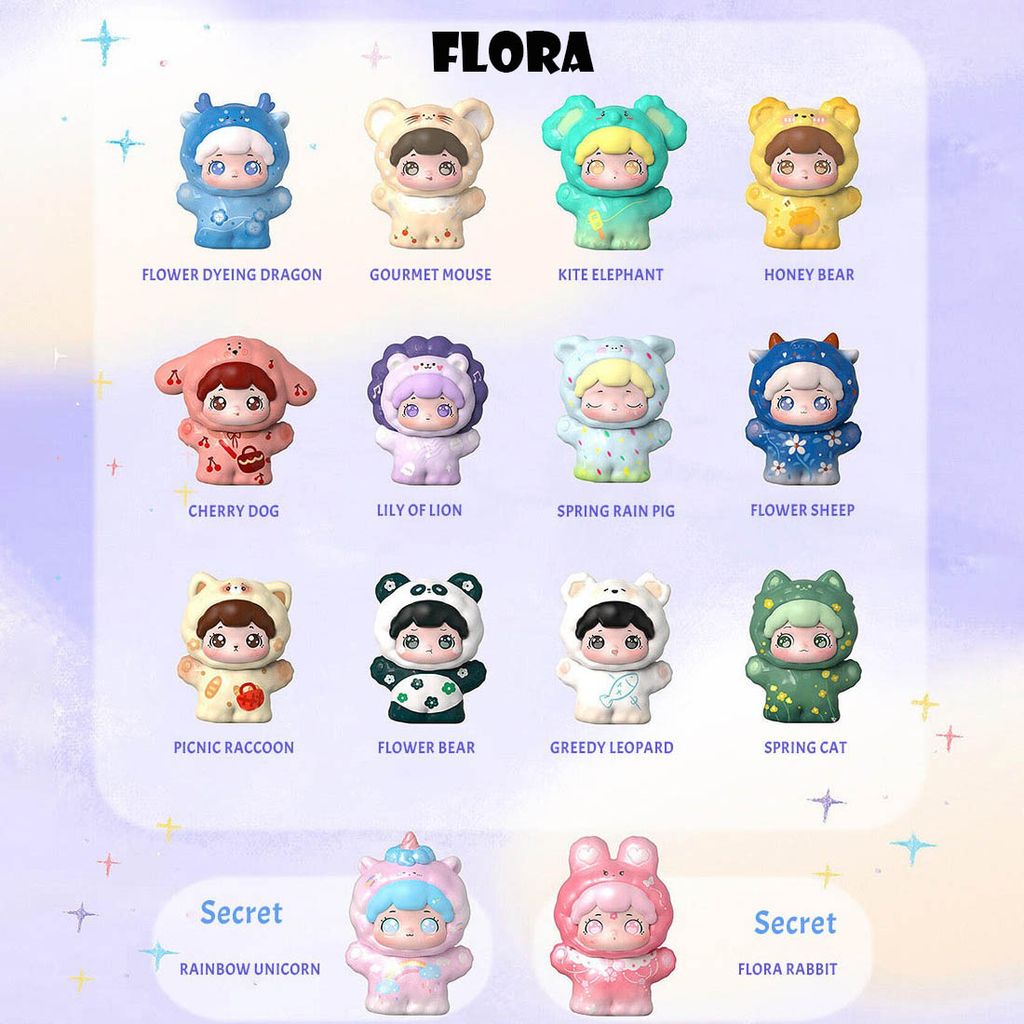 Mô Hình Đồ Chơi TOYBEBOP Baobao's Pet Shop Spring Outing PLUS Spring Pick Series Figurines - BB-47026