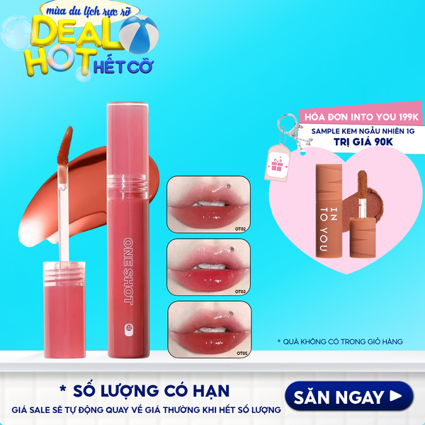 Son Tint Bóng Bền Màu Into You One Shot Lip Tint 2.2g