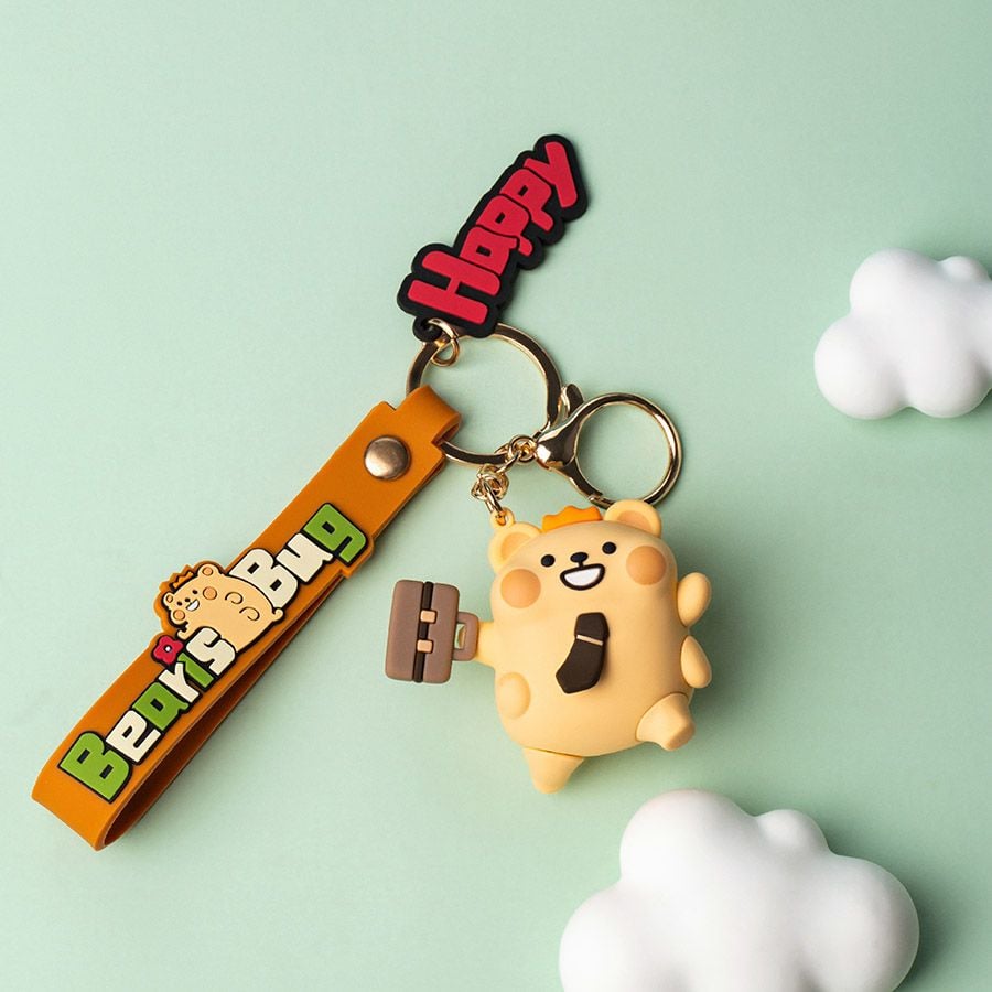 Móc Khóa BearisBug 3D Keychain