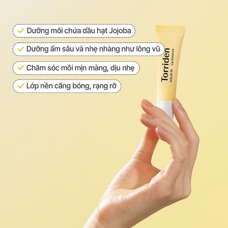 Tinh Chất Dưỡng Môi Torriden Căng Mọng, Cấp Ẩm Solid-In Lip Essence 11ml