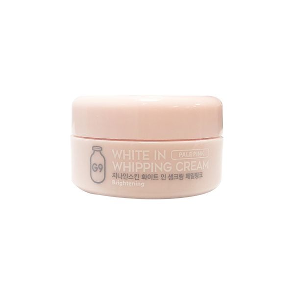 [Mini 15g] Kem Dưỡng Trắng Nâng Tông G9Skin White In Whipping Cream - PALE PINK