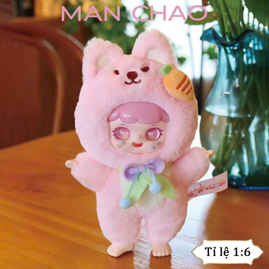 Móc Khóa Gấu Bông MANCHAO Mischievous Child First Generation Plush Series - MC0363